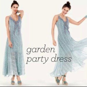 CAbi Style #5104 Garden Party Dress SIze 12 Floral Lighweight Lined Flowy